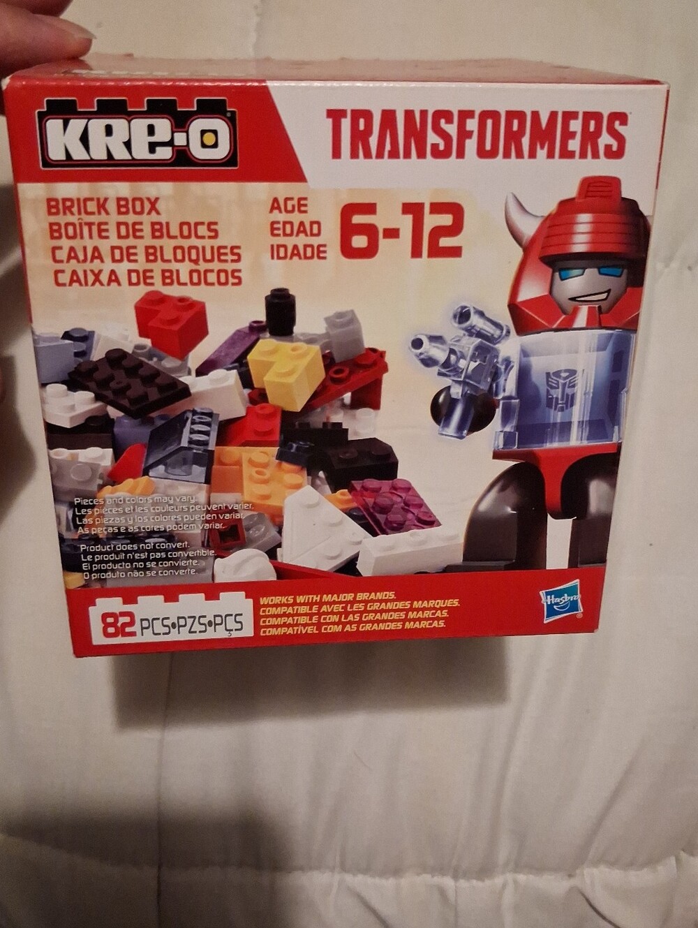 KRE-O Transformers Brick Box 82-Piece Interlocking Blocks Set. not opened but ha